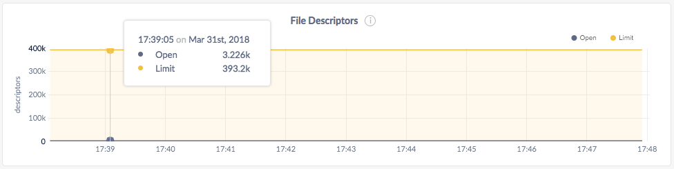 DB Console File Descriptors